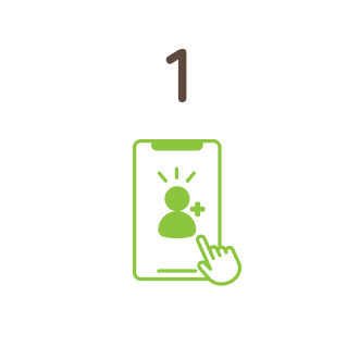 かみや歯科の友だち追加をしてください